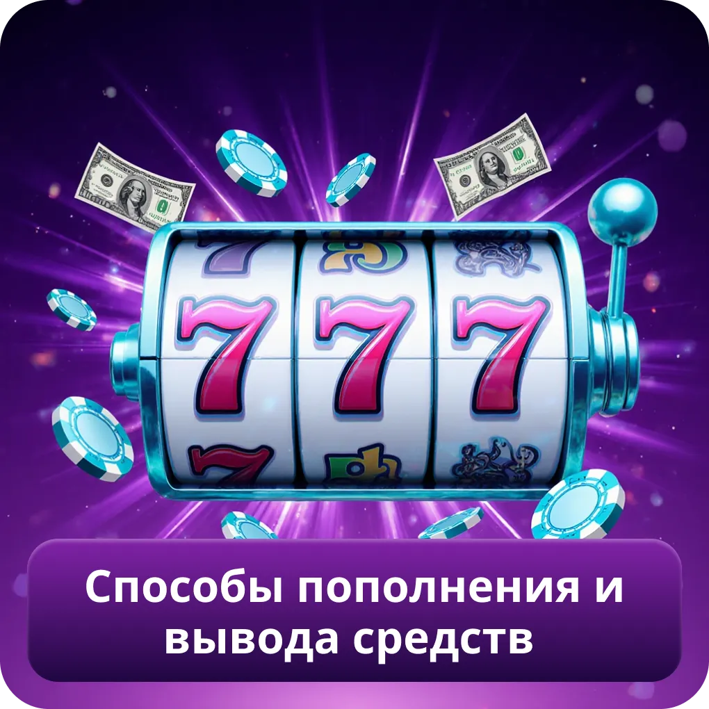 Способы пополнения и вывода средств